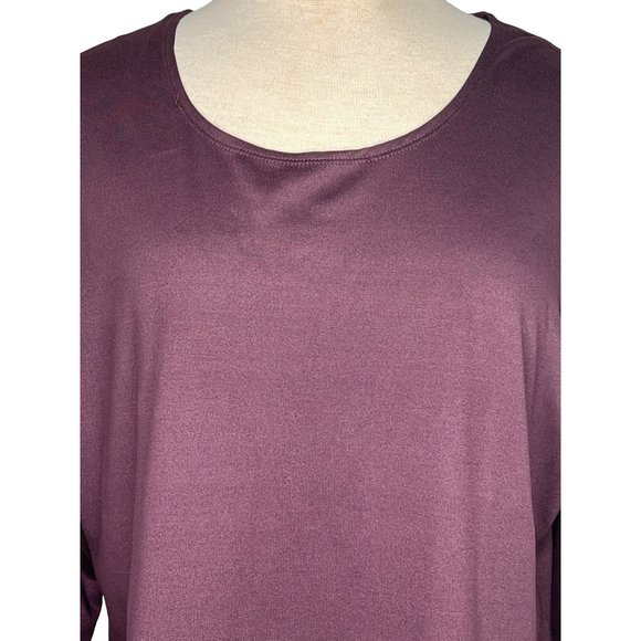 32° Heat top size XXL purple jersey round neck long sleeve four-way stretch - Picture 9 of 15